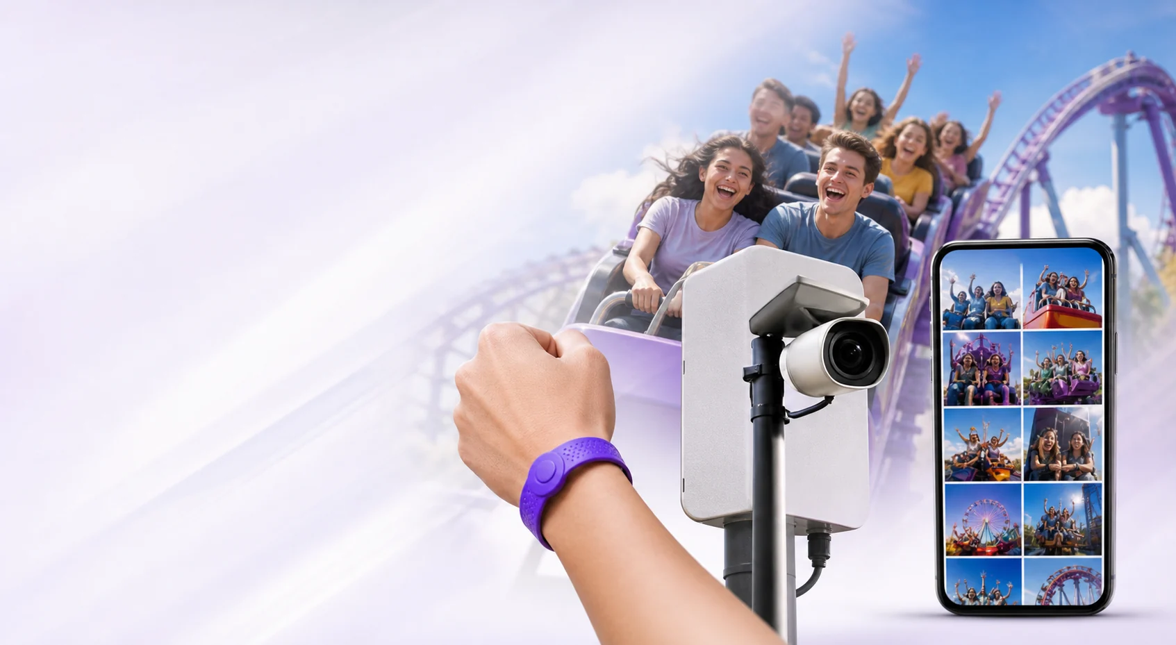 Foturix connects cameras, wristbands, and digital galleries at theme parks